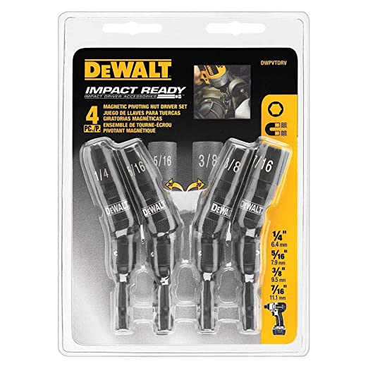 Dewalt DWPVTDRV Impact Ready® Pivoting Nut Drivers