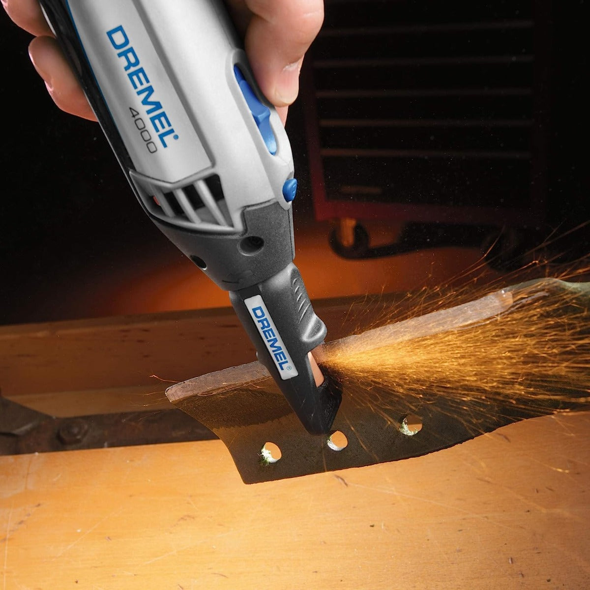 Bosch A679-02 Sharpening Kit- Lawn Mower, Garden Tool Sharpener, And Chain Saw Sharpening Attachment Combo