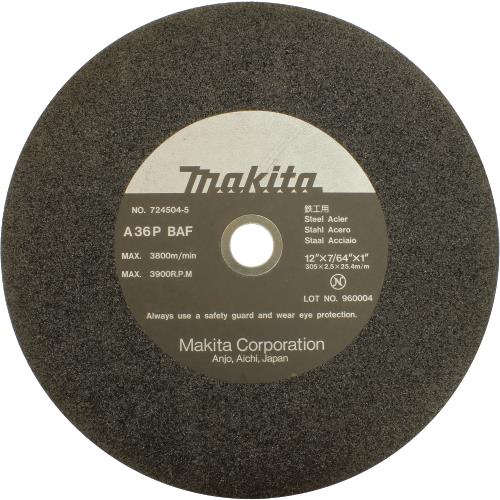 Makita 724504-5 12" x 7/64" x 1" Cut‑Off Wheel, 5/pk