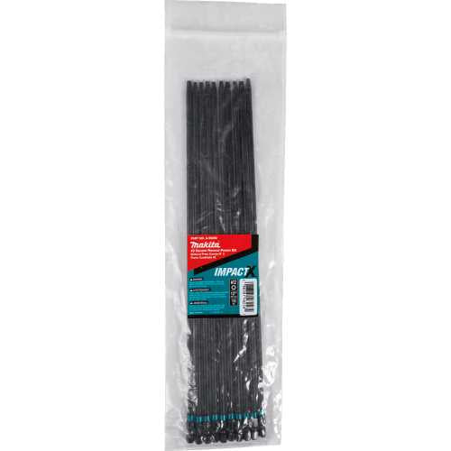 Makita A-99269 ImpactX™ #2 Square Recess 12″ Power Bit, 10/pk, Bulk
