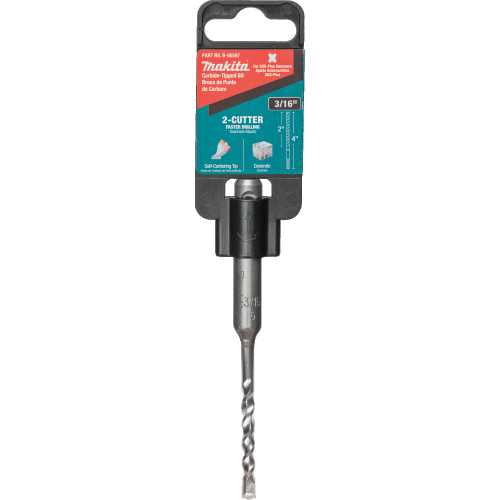 Makita B-60567 3/16" x 4" SDS‘PLUS Bit, 2‘Cutter