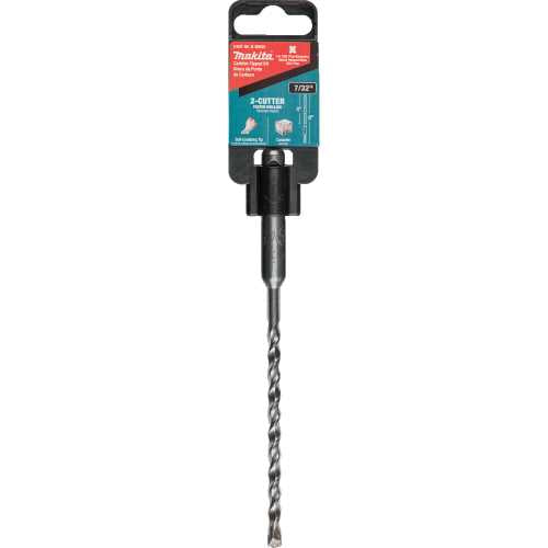 Makita B-60595 7/32" x 6" SDS‑PLUS Bit, 2‑Cutter