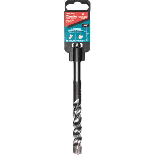 Makita B-61101 1/2" x 6" SDS‑PLUS Bit, 3‑Cutter
