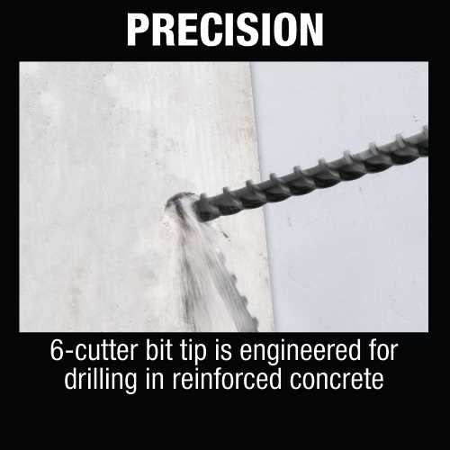 Makita B-64004 5/8" x 24" Spline Bit, 6‑Cutter