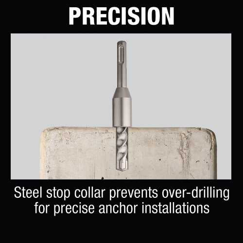 Makita B-68694 5/8" x 1‑1/16" x 5" SDS‑PLUS Stop Bit, 3‑Cutter