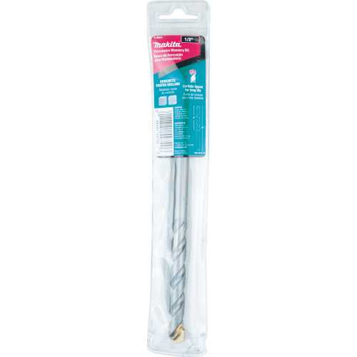 Makita B-68840 1/2" x 6" Carbide Tipped Percussion Masonry Hammer Drill Bit