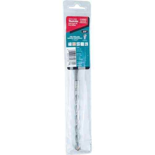 Makita B-69048 3/8" x 6" Multi‑Purpose Bit, 1/4" Hex Shank