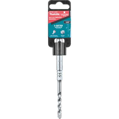 Makita B-69107 1/4" x 5" SDS‑PLUS Hex Bit, 2‑Cutter