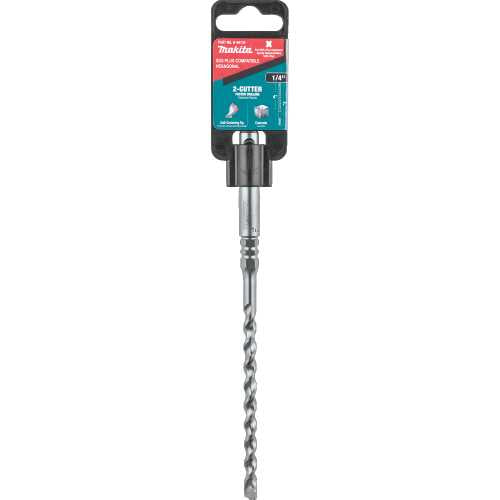 Makita B-69135 1/4" x 7" SDS‑PLUS Hex Bit, 2‑Cutter