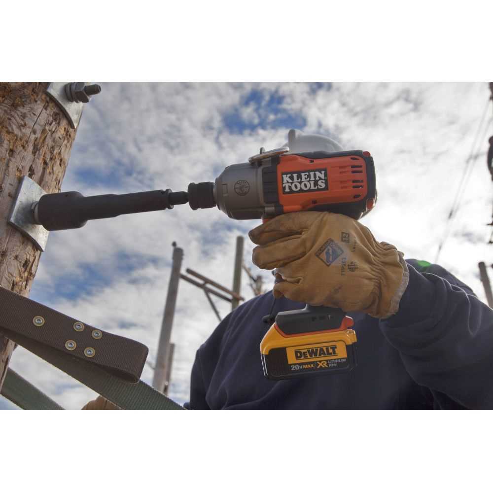 Klein Tools BAT20-716 7/16-Inch Impact Wrench, Tool Only