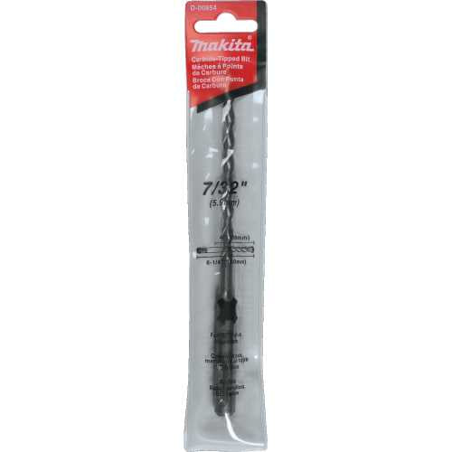 Makita D-00854-25 7/32" x 6‑1/4" SDS‑PLUS Bit, 25/pk