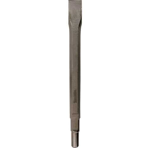 Makita D-20080 1" x 12" Flat Chisel, Spline or 3/4" hex ‑ 21/32" round