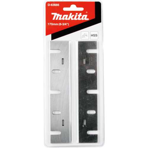Makita D-63666 6‑3/4" Planer Blade, High Speed Steel, 2/pk