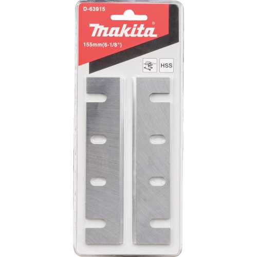Makita D-63915 6‑1/8" Planer‑Jointer Blade, High Speed Steel, 2/pk