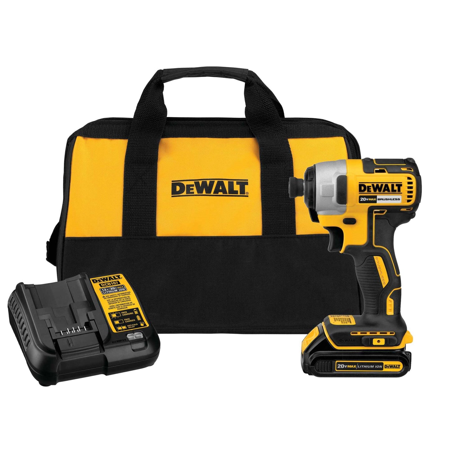 Dewalt DCF787C1 20V Max* Brushless Impact Driver Kit