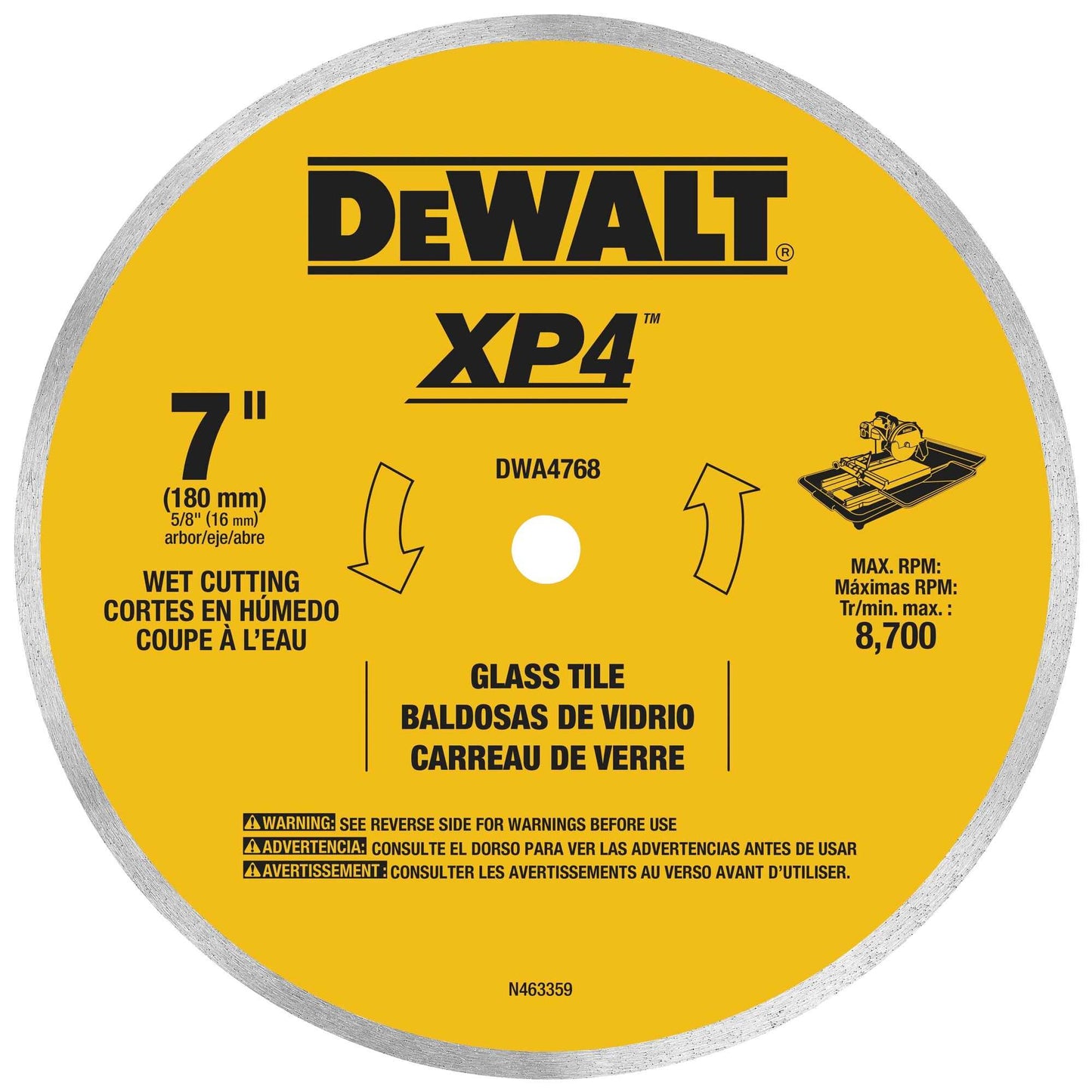 Dewalt DWA4768 Xp4 Glass Tile Blades