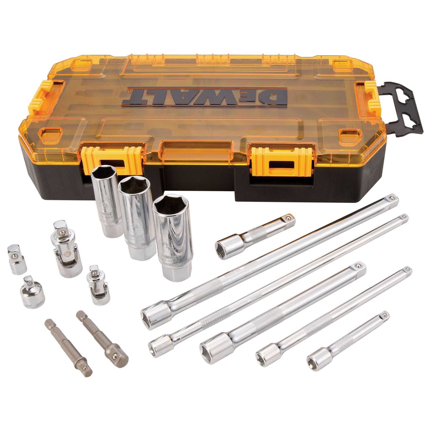 Dewalt DWMT73807 1/4 In & 3/8 In Drive Tool Accessory Set (15 Pc)