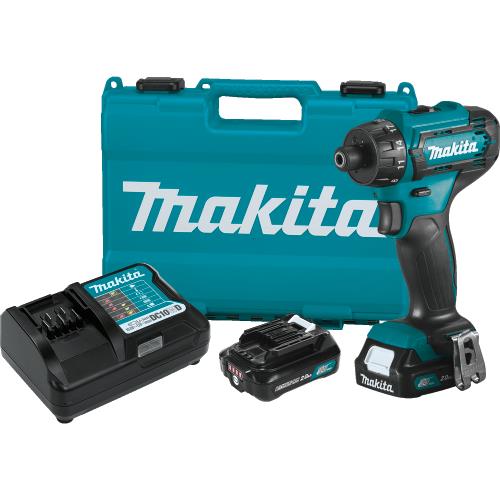 Makita FD10R1 12V max CXT® Lithium‑Ion Cordless 1/4" Hex Screwdriver Kit (2.0Ah)