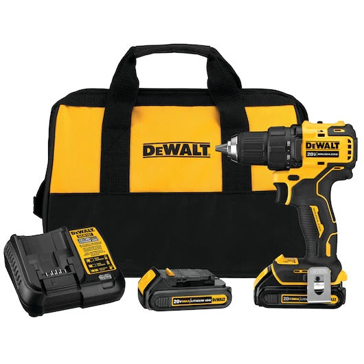 Dewalt DCD708C2 Atomic Compact Series 20V Max Brushless Drill/Driver Kits