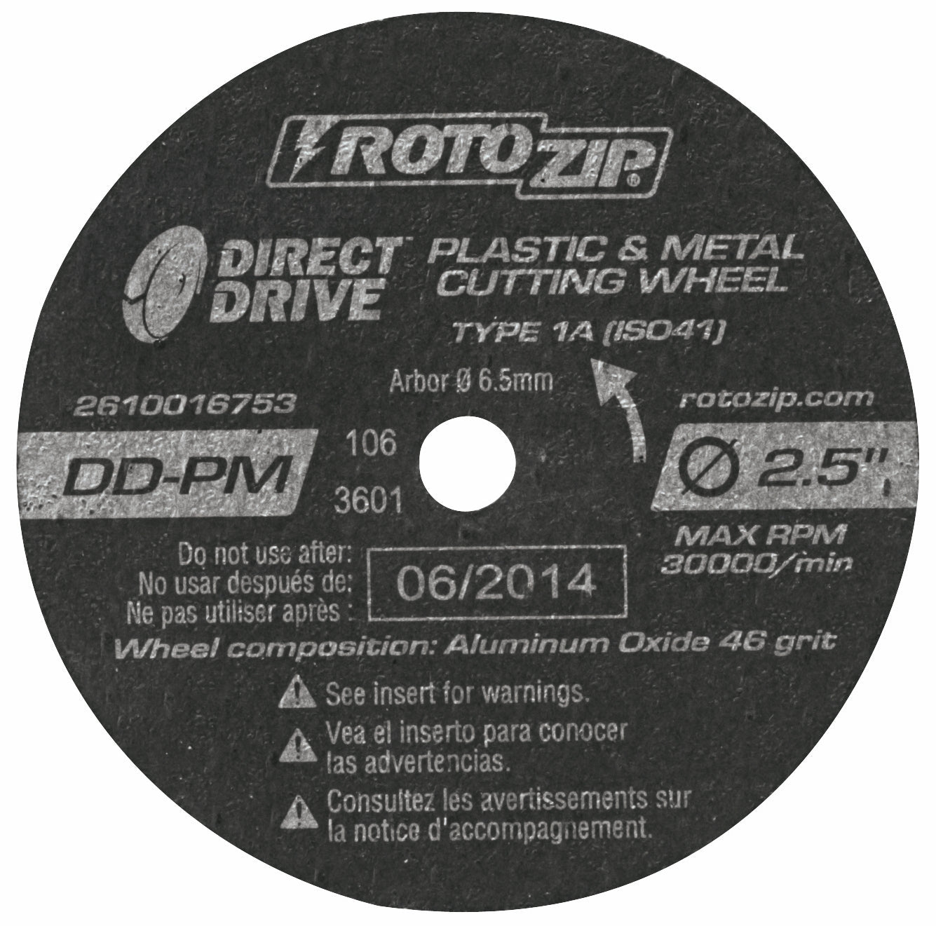 Bosch DD-PM5 Plastic & Metal Direct Drive Cut-Off Wheels (5Pk)