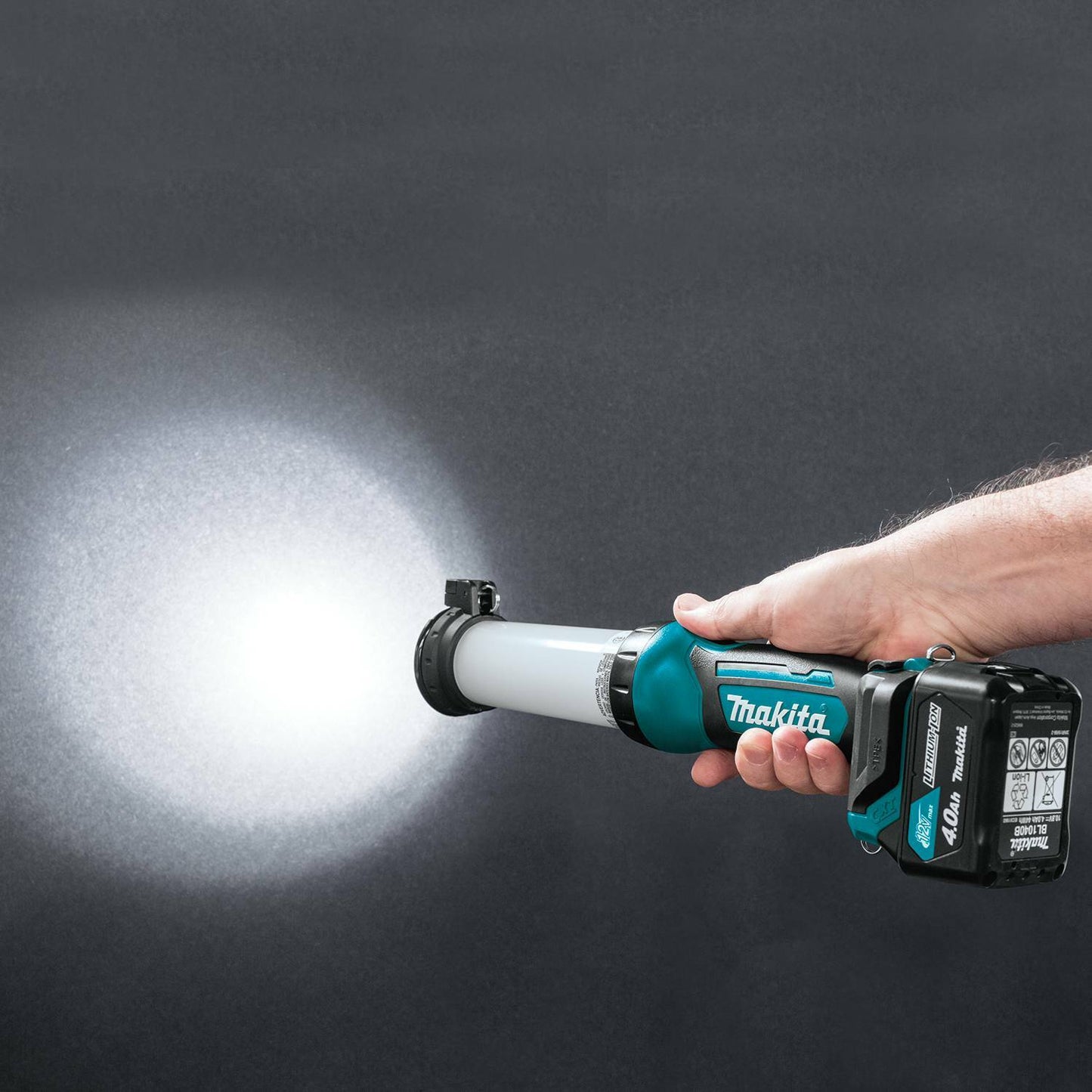 Makita ML104 12V max CXT® Lithium‑Ion Cordless L.E.D. Lantern/Flashlight, Flashlight Only