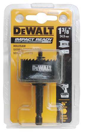 Dewalt D180022IR 1-3/8" (35Mm) Impact Ready Hole Saw