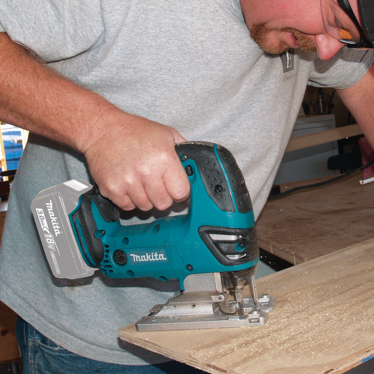 Makita XVJ03Z 18V LXT® Lithium‑Ion Cordless Jig Saw, Tool Only