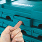 Makita P-84327 MAKPAC 12 Drawer Interlocking Case, 8‑1/2" x 15‑1/2" x 11‑5/8"