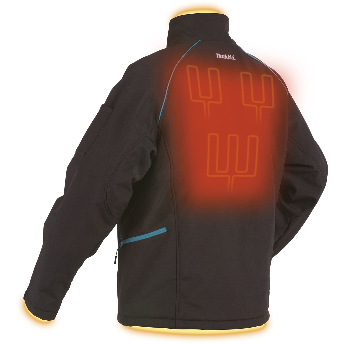 Makita DCJ205Z2XL 18V LXT® Lithium‑Ion Cordless Heated Jacket, Jacket Only (Black, 2XL)