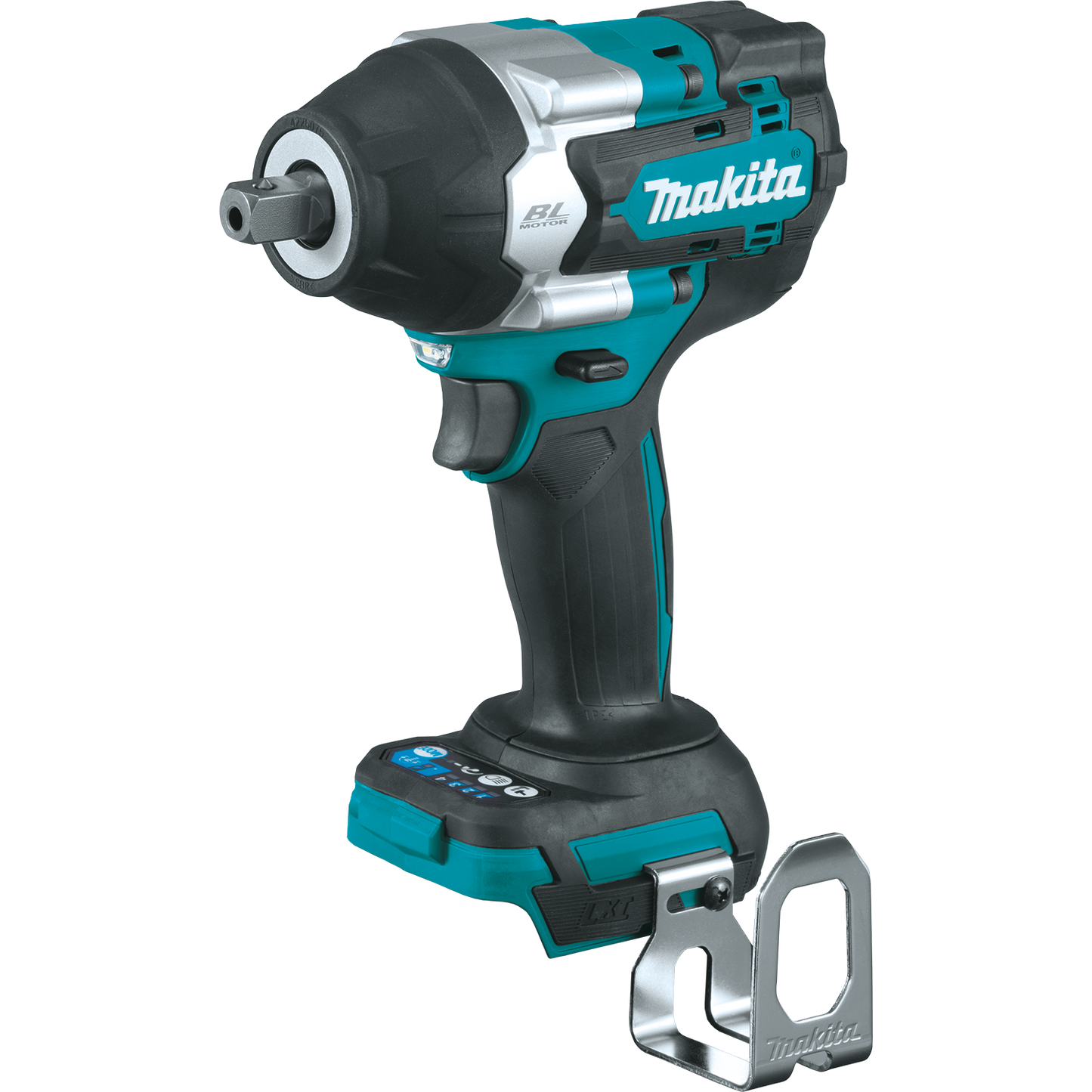 Makita XWT18Z 18V LXT® Lithium‑Ion Brushless Cordless 4‑Speed Mid‑Torque 1/2" Sq. Drive Impact Wrench w/ Detent Anvil, Tool Only