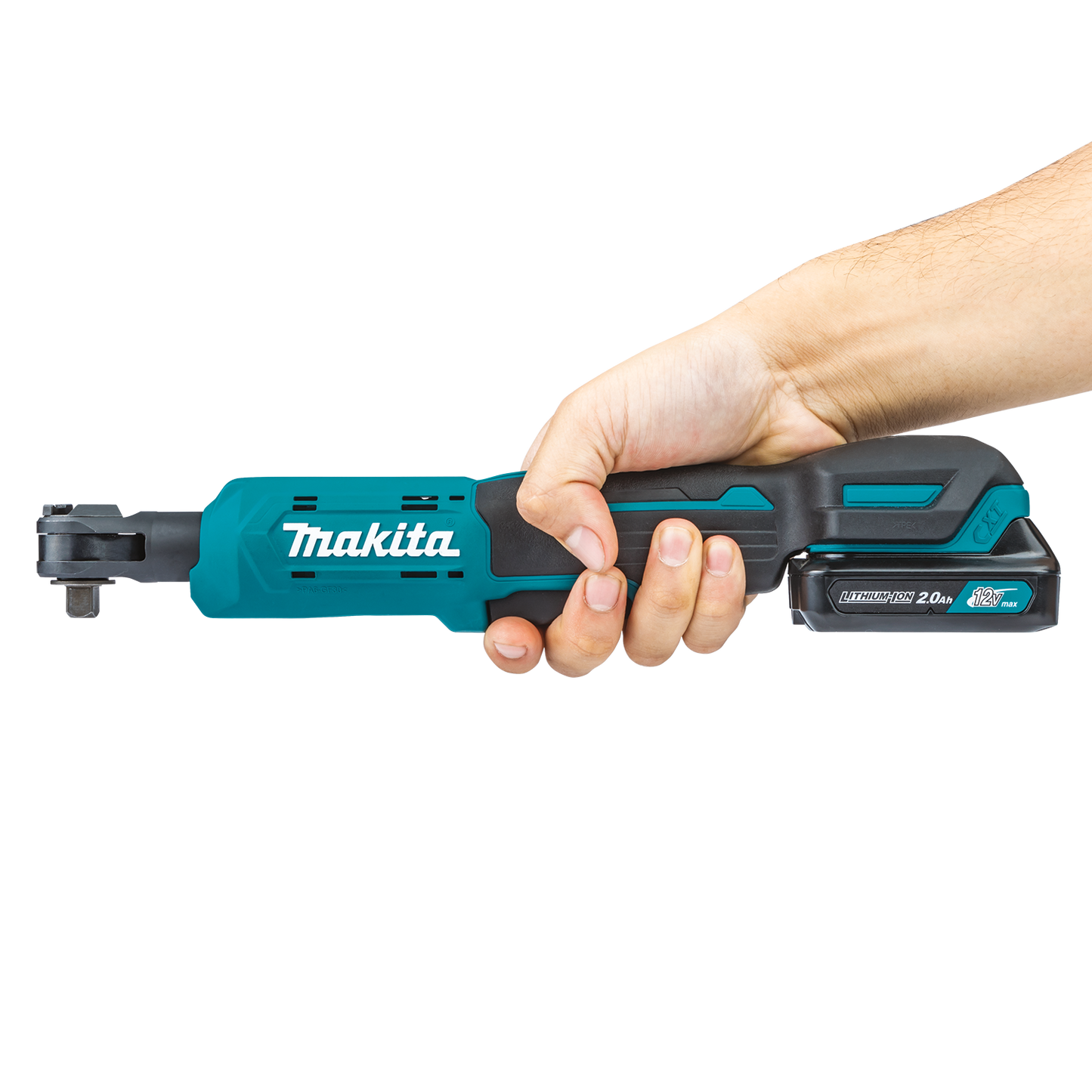 Makita RW01R1 12V max CXT® Lithium‑Ion Cordless 3/8" / 1/4" Sq. Drive Ratchet Kit (2.0Ah)