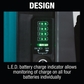 Makita PDC01G6 ConnectX™, LXT®, LXT® X2 and XGT® Portable Backpack Power Supply with 6 Batteries (6.0Ah)