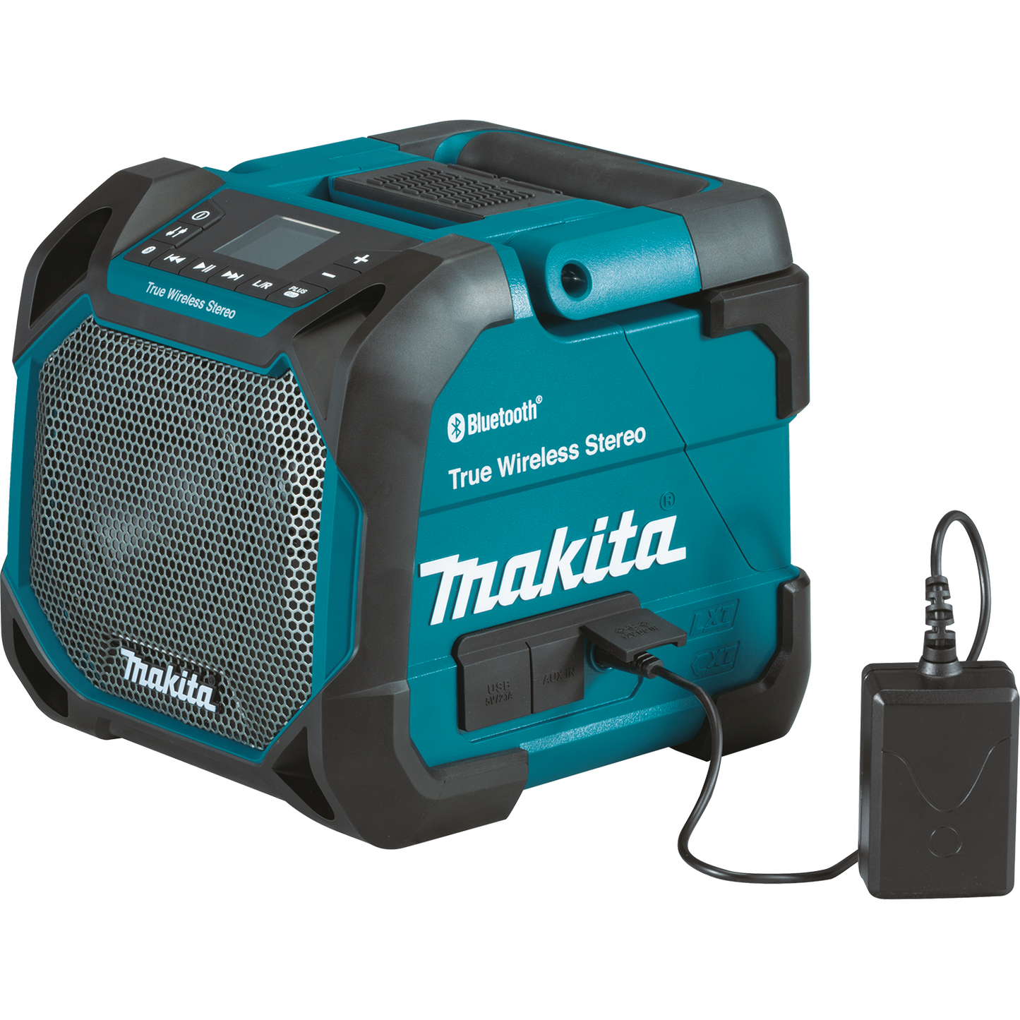 Makita XRM11 18V LXT® / 12V max CXT® Lithium‑Ion Cordless/Corded Bluetooth® Job Site Speaker, Tool Only