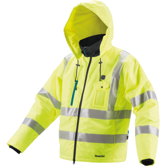 Makita DCJ206Z2XL 18V LXT® Lithium‑Ion Cordless High Visibility Heated Jacket, Jacket Only (2XL)