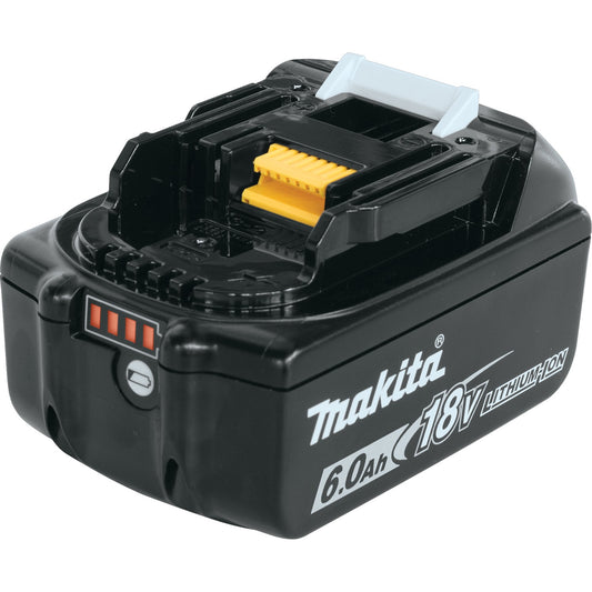 Makita BL1860B-2 18V LXT® Lithium‑Ion 6.0Ah Battery, 2/pk