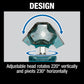 Makita DML813 18V LXT® Lithium‑Ion Cordless Tower Work Light, Light Only