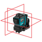 Makita SK700DNAJ 12V max CXT® Lithium‑Ion Cordless Self‑Leveling 360° 3‑Plane Red Laser Kit (2.0Ah)