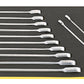 Stahlwille 96830651 TCS 17F/12 Combination Ratcheting Wrench Set
