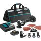 Makita XMT04R1B 18V LXT® Lithium‑Ion Sub‑Compact Brushless Cordless StarlockMax® Oscillating Multi‑Tool Kit (2.0Ah)
