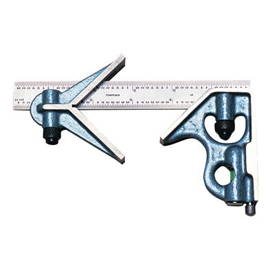 PEC Tools 7142-006 6³ 16R Cast Iron 3-Piece Combination Square