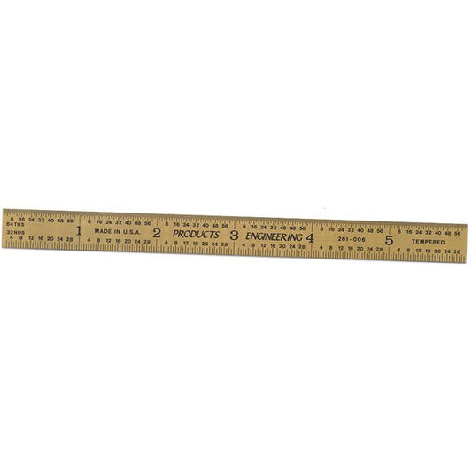 PEC Tools 402-006TN 6³ 4R Rigid Rule Tin Coated