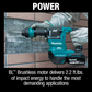 Makita XKH01TJ 18V LXT® Lithium‑Ion Brushless Cordless SDS‑PLUS AVT® Power Scraper Kit (5.0Ah)