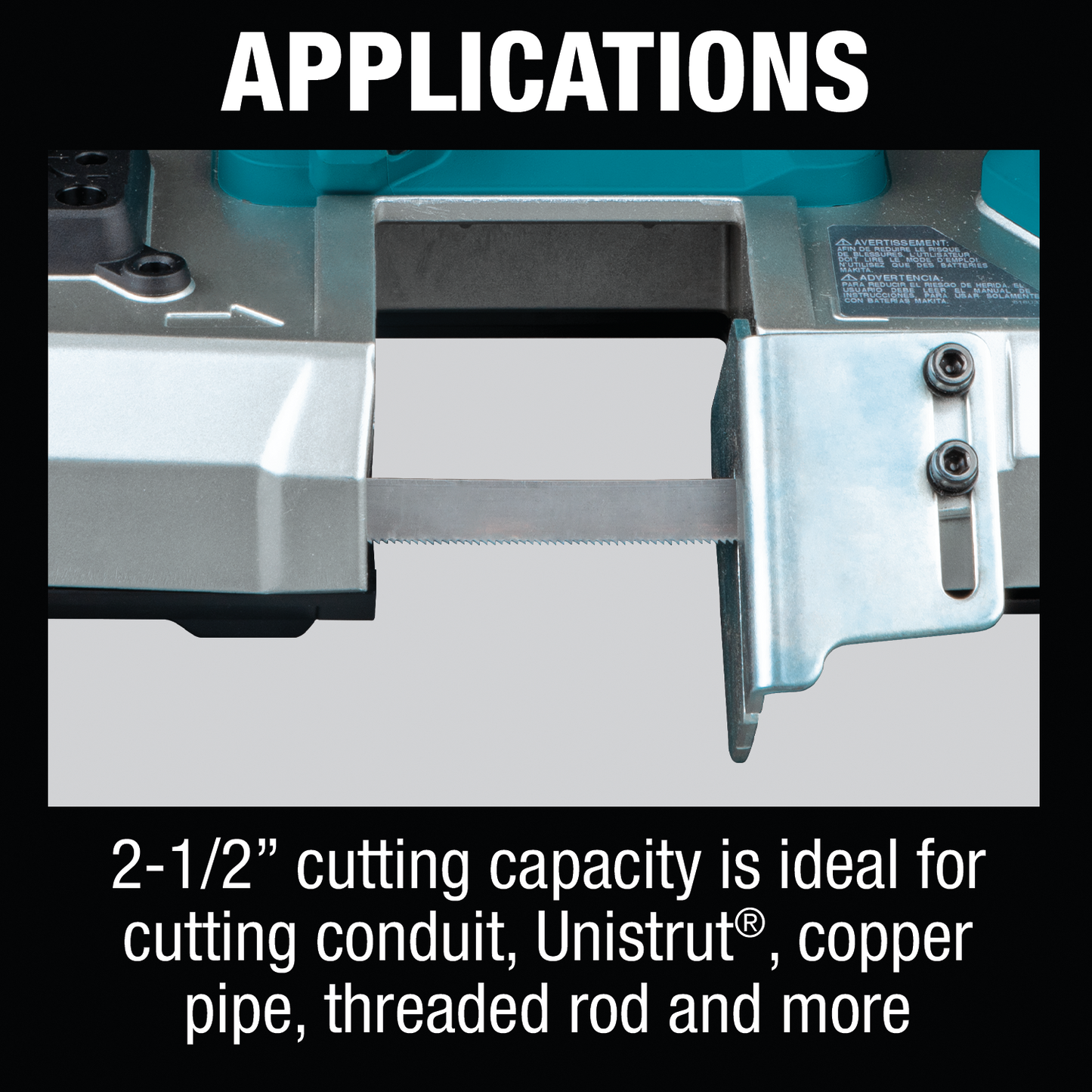 Makita XBP03Z 18V LXT® Lithium‑Ion Cordless Compact Band Saw, Tool Only