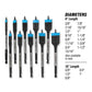 Spyder 11010 Spyder Stinger 11/16-In X 6-In Woodboring Spade Drill Bit