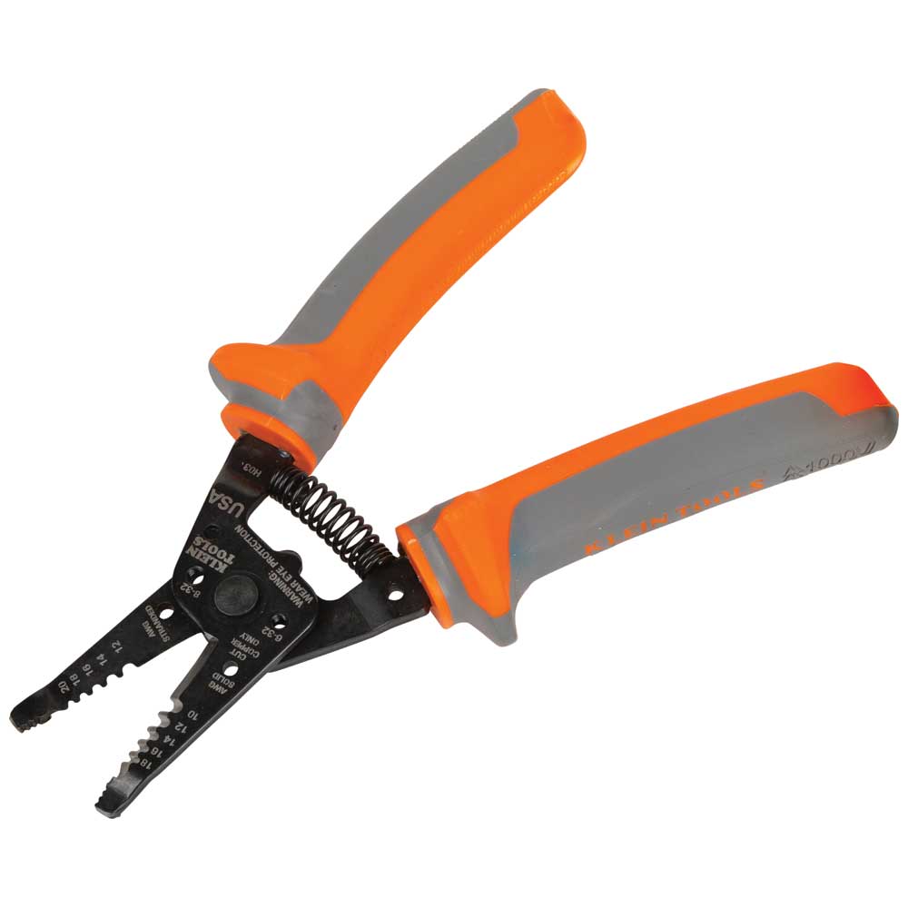 Klein Tools 11055RINS Insulated Klein-Kurve® Wire Stripper And Cutter