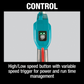 Makita XUX02ZX1 18V LXT® Lithium‑Ion Brushless Cordless Couple Shaft Power Head w/ 13" String Trimmer Attachment, Tool Only