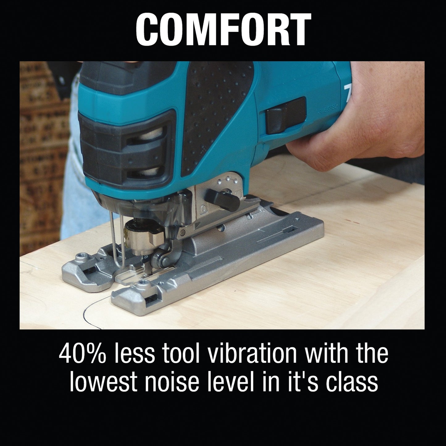 Makita 4351FCT Barrel Grip Jig Saw, with "Tool‑less" Blade Change