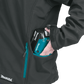Makita DCJ205ZL 18V LXT® Lithium‑Ion Cordless Heated Jacket, Jacket Only (Black, L)