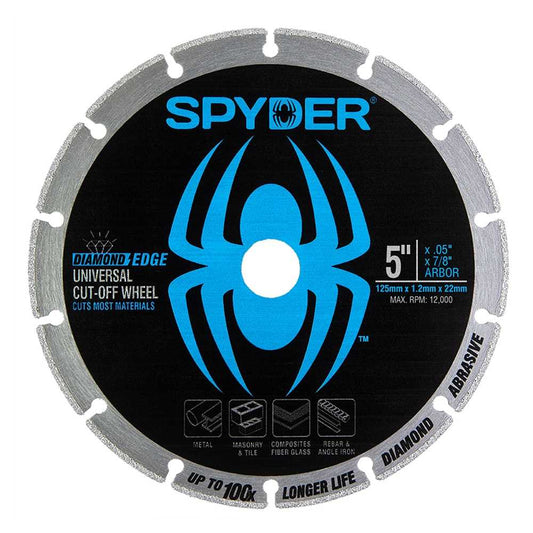 Spyder 14005 Spyder 5-In Diamond Cut-Off Wheel