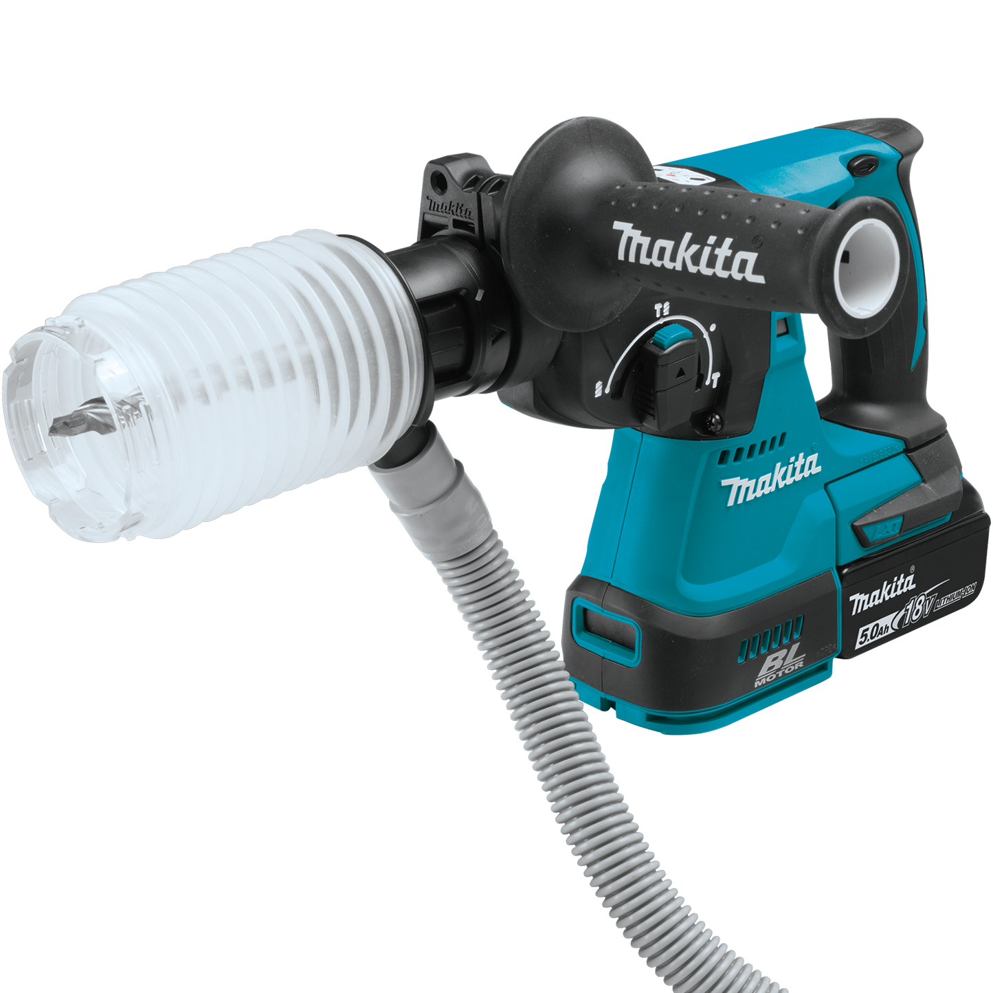 Makita XRH01T 18V LXT® Lithium‑Ion Brushless Cordless 1" SDS‑PLUS Rotary Hammer Kit (5.0Ah)